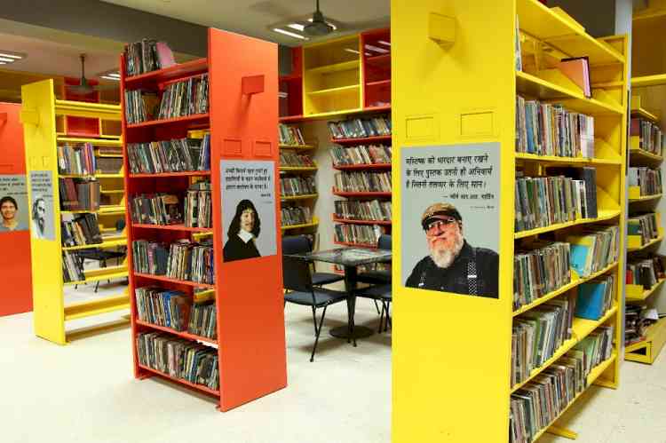 Opening of new library at `Bharatiya Bhasha Parishad’ on Teachers’ Day