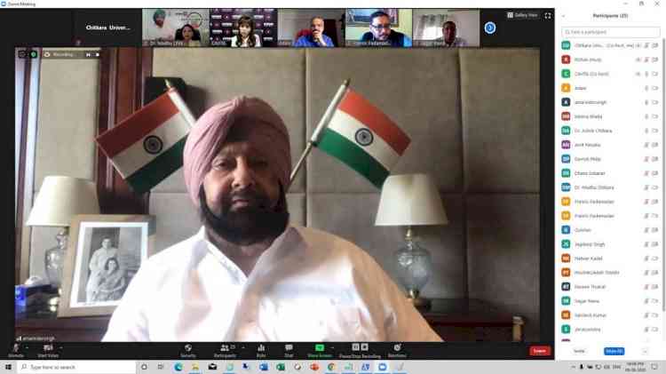 Education via virtual method way ahead: Capt Amarinder Singh