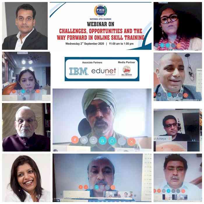 Webinar on `Challenges, Opportunities, and Way Forward in Online Skill Training’