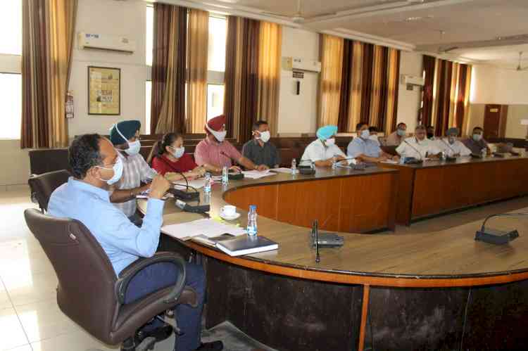 Deputy Commissioner holds review meeting to ensure smooth and timely procurement of paddy
