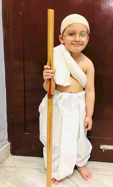 Ivy World School celebrated Gandhi Jayanti virtually