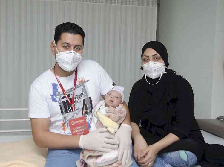 Blue baby from Iraq overcomes distance and Covid challenge to find treatment in Mumbai