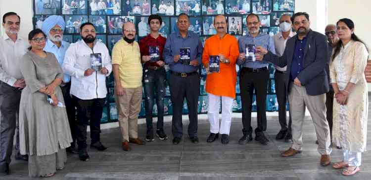 Launch ceremony of novelette The Dark Mystery authored by 14-years-old Abhipsit