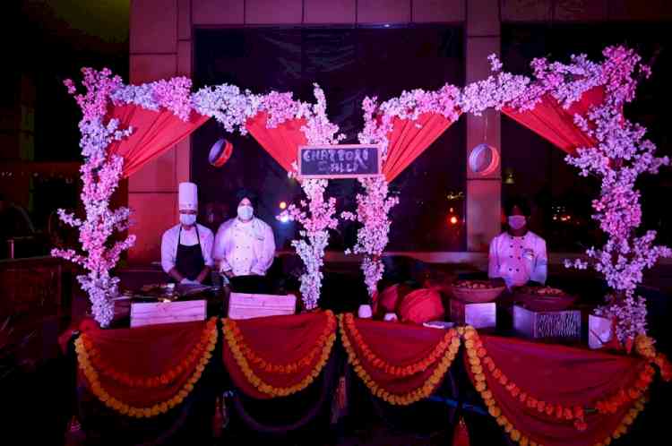 Karwa Chauth celebrations at Radisson Blu Hotel MBD 
