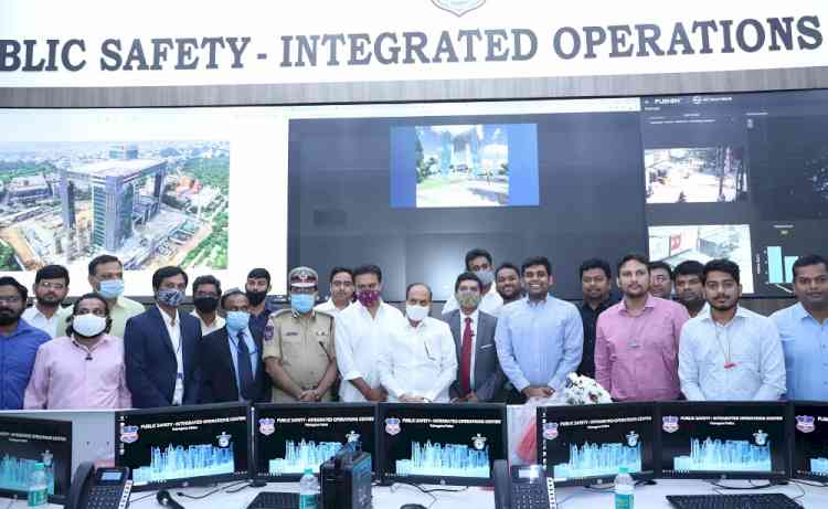 India’s first and most integrated Telangana State Police Public Safety Integrated Operations Centre inaugurated at Cyberabad