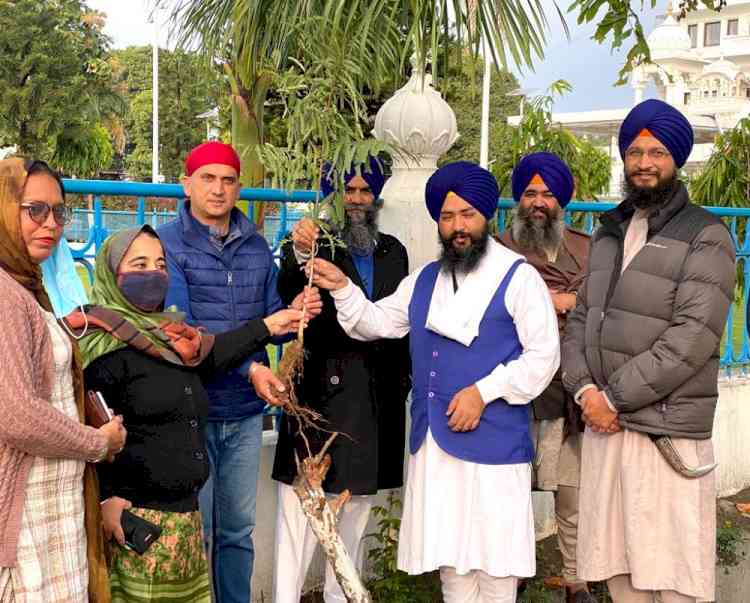 Tree plantation and mask awareness drive initiated at historic Gurudwara Ber Sahib, Sultanpur Lodhi 