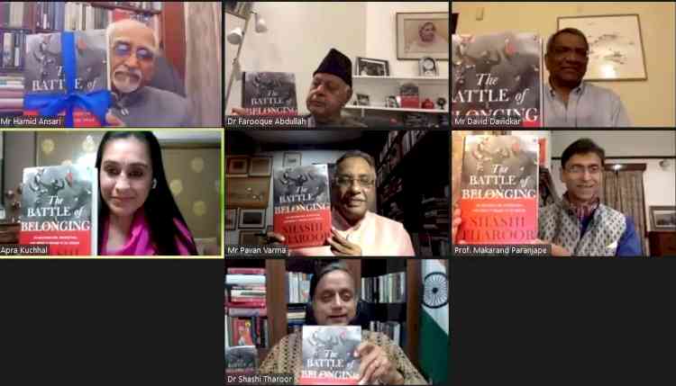 Kitab launches Shashi Tharoor’s book “The Battle of Belonging”