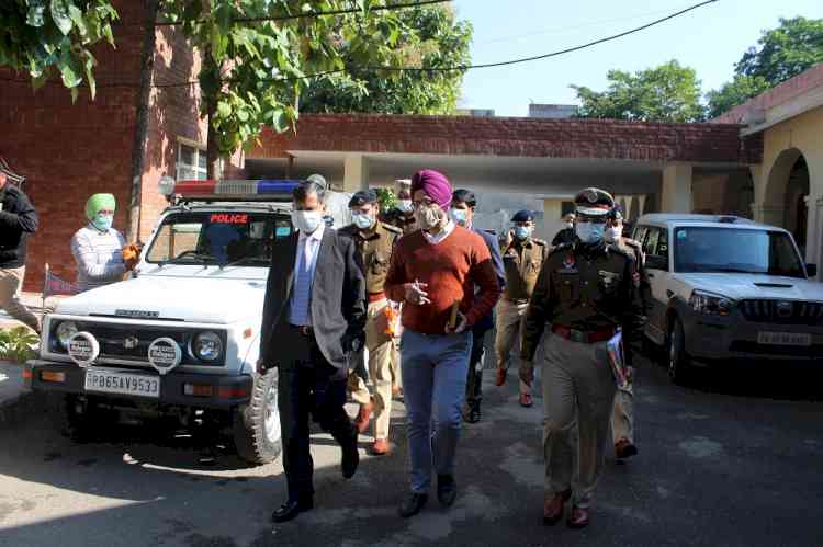 DGP Punjab Dinkar Gupta reviews security, law and order and Covid-19 situation in Ludhiana