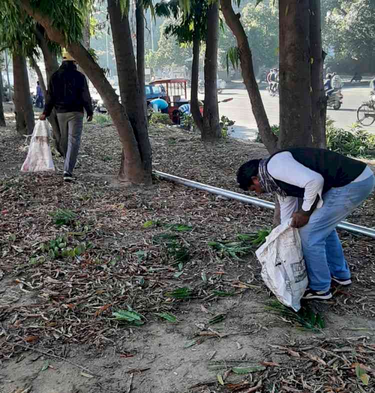 Cleanliness drive at PU
