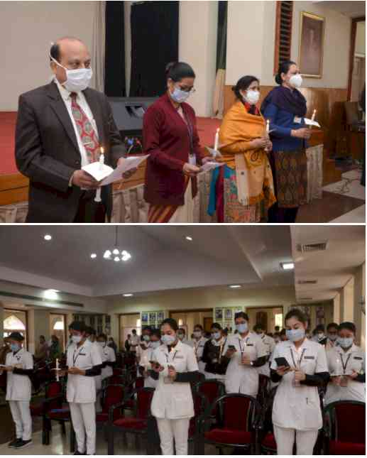 College of Nursing, CMC & Hospital organises Baccalaureate Service of 60 B.Sc.(N) Interns (Batch 2016)