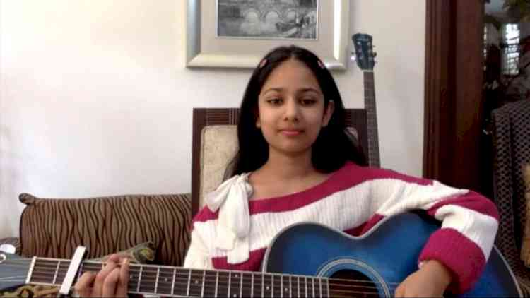 Class V student Ayanna Jain pays tribute to Covid Warriors through her songs on YouTube 
