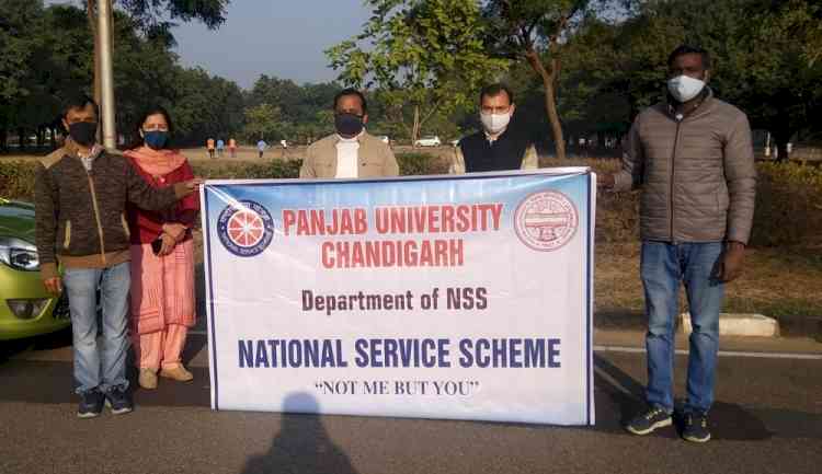 Fit India Prabhat Pheri at PU Campus