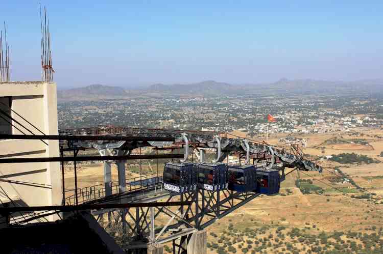 Ropeway making visit to Savitri Mata Temple convenient and memorable