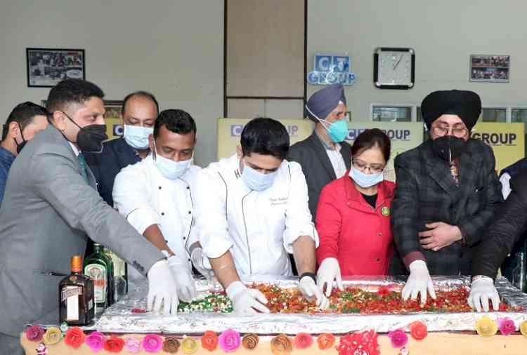 CT Institute of Hotel Management holds cake mixing ceremony