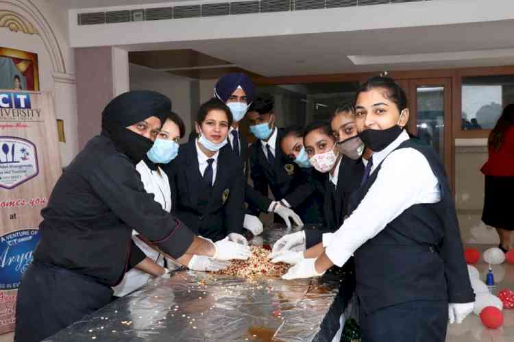 CTU School of Hotel Management holds cake mixing ceremony