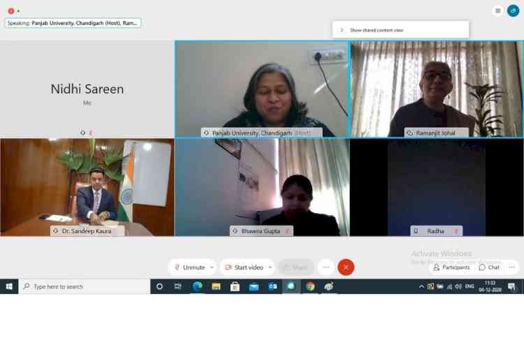 Panjab university Chandigarh’s TIGR2ESS team organised webinar on Skill Development in Punjab