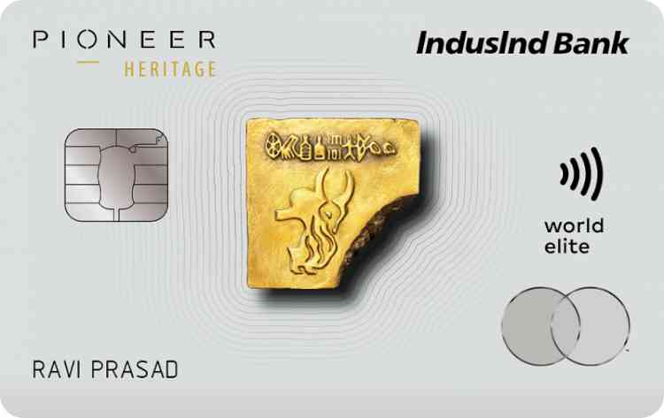 IndusInd Bank launches its first metal credit card ‘Pioneer Heritage’ for affluent segment