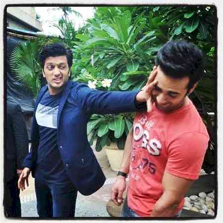 Pulkit Samrat and Riteish Deshmukh’s romantic exchange on social media