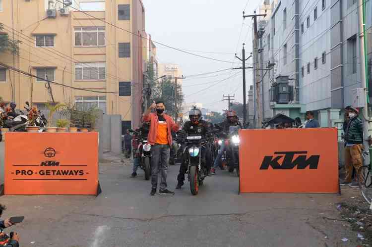 KTM conducts first ever KTM Pro-Getaways in Hyderabad