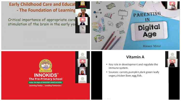 Captivating webinars organised for parents of Innokids