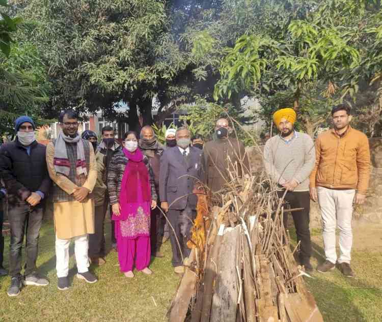 Lohri celebrated in PU Boy’s Hostel No 4