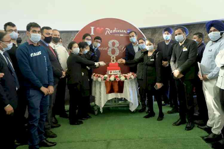 Celebrating elegant 8 years of Radisson Blu Hotel MBD Ludhiana