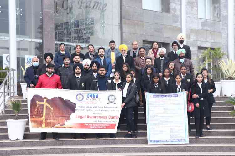 CT University holds free legal awareness camp