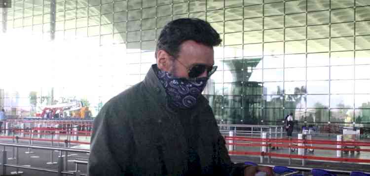 Jackie Shroff Spotted At Airport