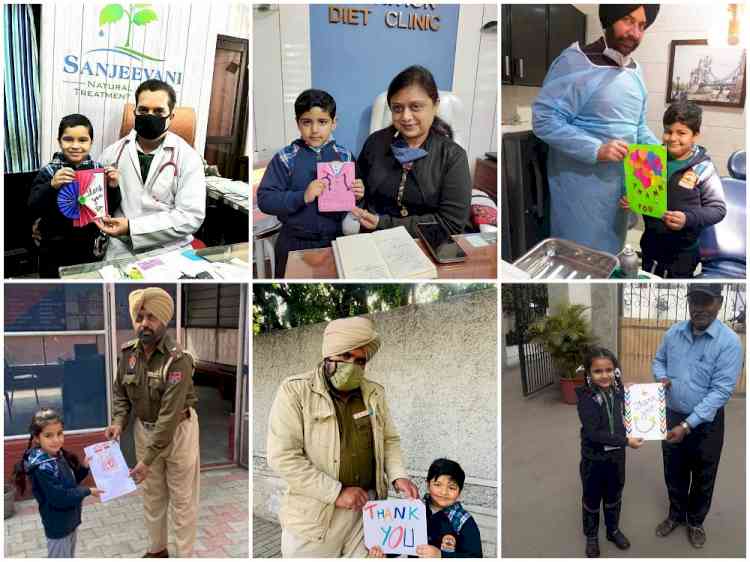 Thank You Cards; The Loving Messages, were made by pupils of Innokids