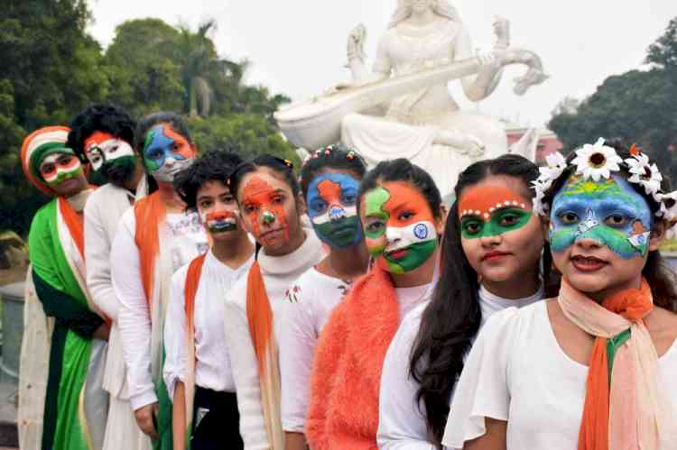 KMV resounded with patriotic fervour during Republic Day celebrations
