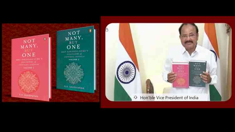 Vice President of India, Venkaiah Naidu launches book, “Not Many, But One”