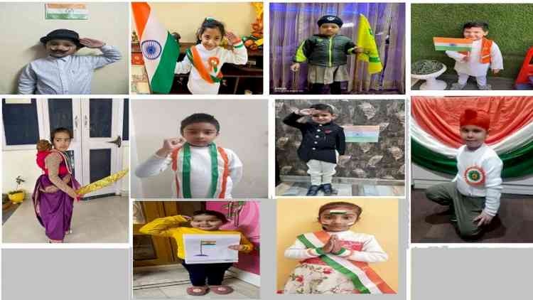 Ivy World School celebrates Republic Day in Kindergarten Wing