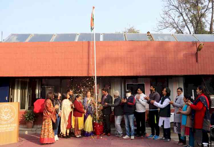 Govt College of Yoga Education and Health celebrates 72nd Republic Day