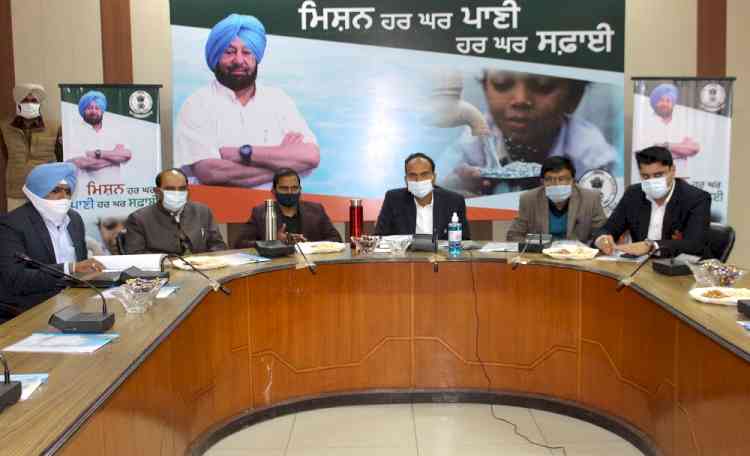 Punjab Govt to ensure 100 per cent piped potable water for all rural households by March 2022