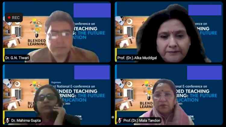 National e-Conference on “Blended Teaching Learning: The Future of Education” organised at Amity University  