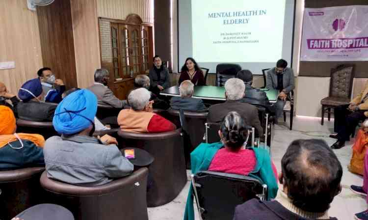 60 senior citizens attend talk on mental illnesses