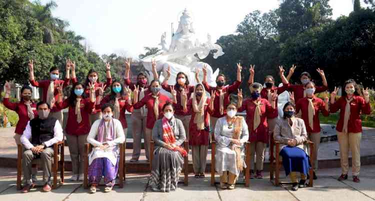 KMV organizes Investiture Ceremony for Student Council 2020-21