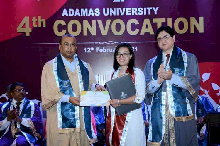 Two Nobel Laureates and an MIT Prof enlighten 684 graduating learners in Adamas University convocation