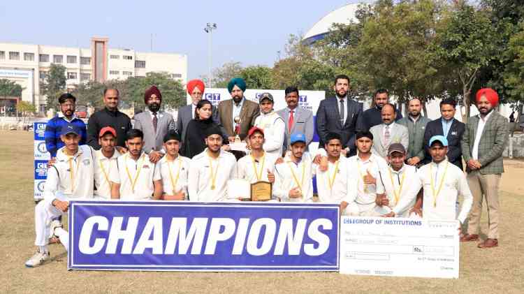 CT Public School lifts overall trophy of U-19 Inter-School Cricket Tournament