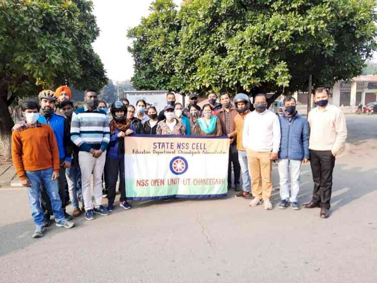 Road safety awareness campaign at Panjab University