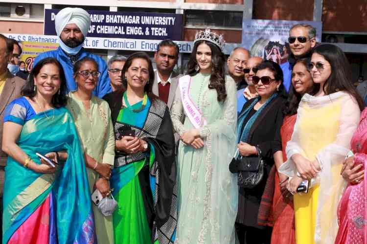 Dr.SSBUICET welcomes Alumnus Manika Sheokand Miss India Grand 2020