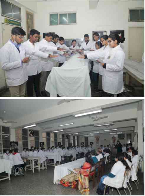 Cadaveric Oath ceremony for first year MBBS students