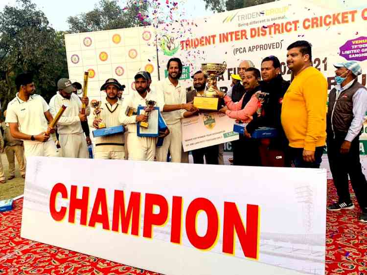 Hoshiarpur DCA lifts Trident Inter District One Day Cricket Tournament 2021