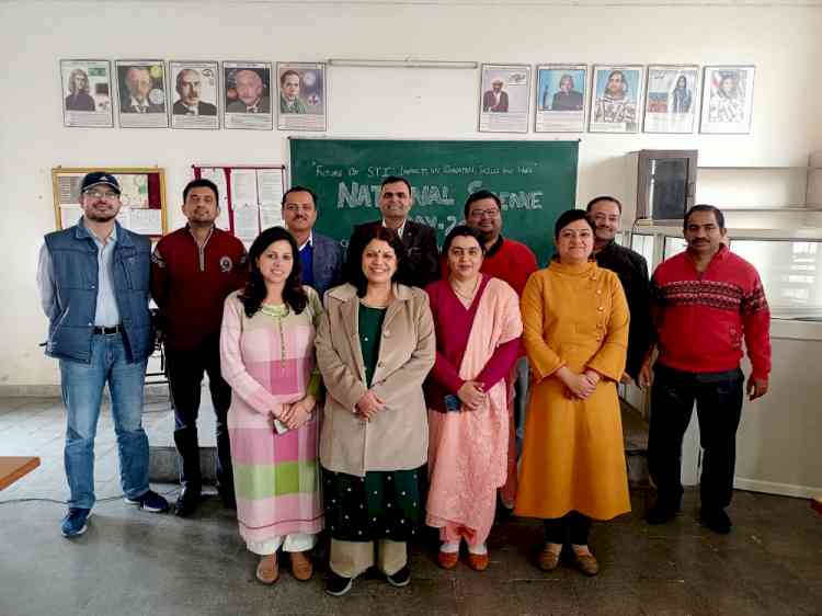 National Science Day celebrations at DAVIET