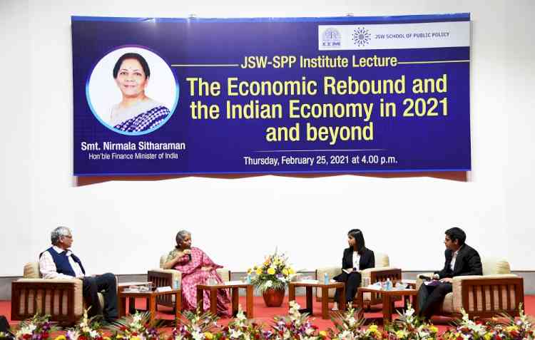 Finance Minister Nirmala Sitharaman joins leaders of tomorrow at IIM Ahmedabad for interactive session