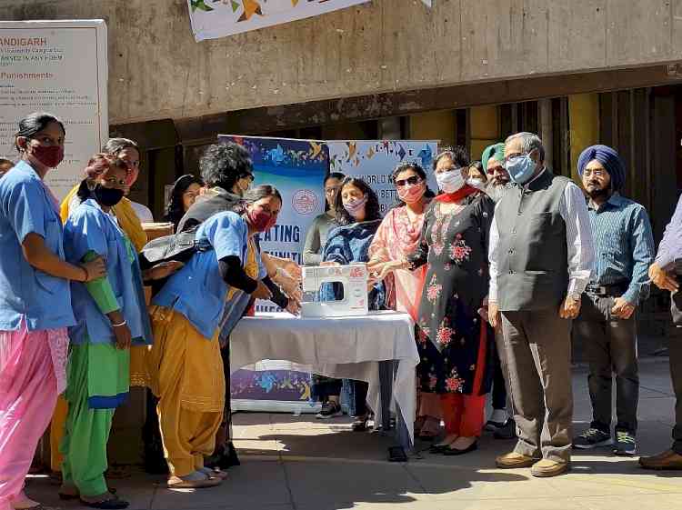 Stitching gaps of menstrual hygiene through Project Uday of Enactus Team, PU