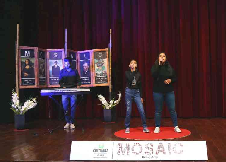 Virtual Mosaic created by Chitkara International School at its first-ever virtual annual function titled ‘Mosaic Being Arty’