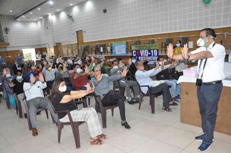 ‘Awareness lectures’ held for people who get themselves vaccinated against Covid