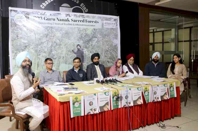 303 Forests planted by EcoSikh in name of Guru Nanak in two years