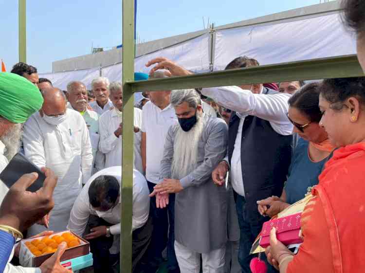 Bharat Bhushan Ashu inaugurates start of construction of 225 MLD Sewerage Treatment Plant at Jamalpur today